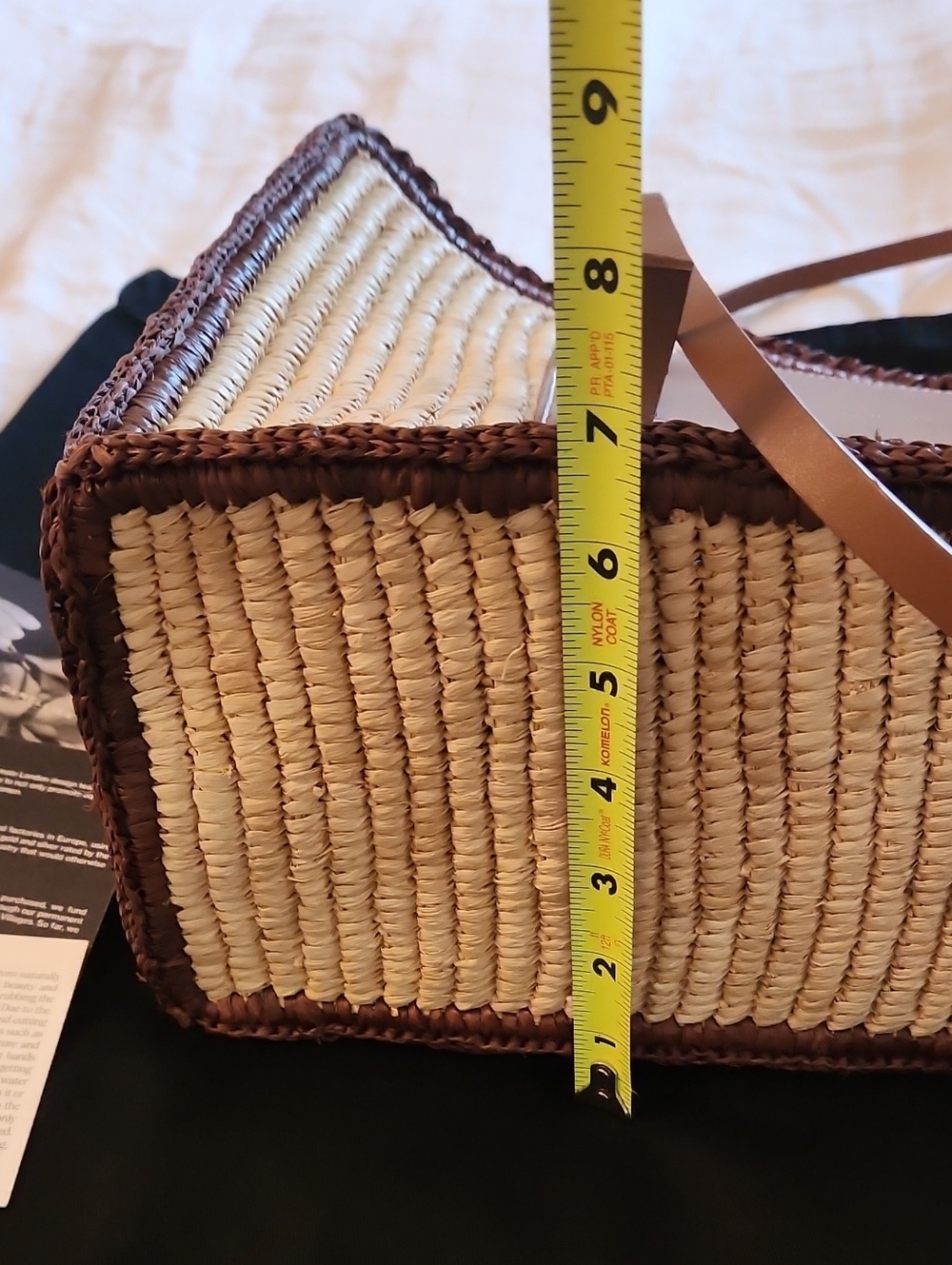 DeMellier Capri Raffia Bag - Picture 9 of 11